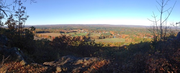 It's quite the view at the top of Provin. Especially on such a great fall day.